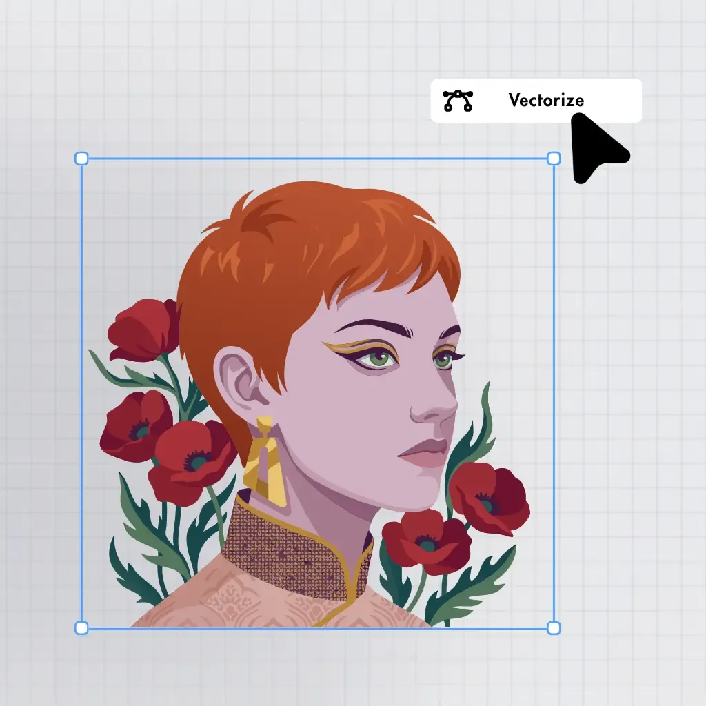 Interface of SVGen converting and featuring canvas and layers